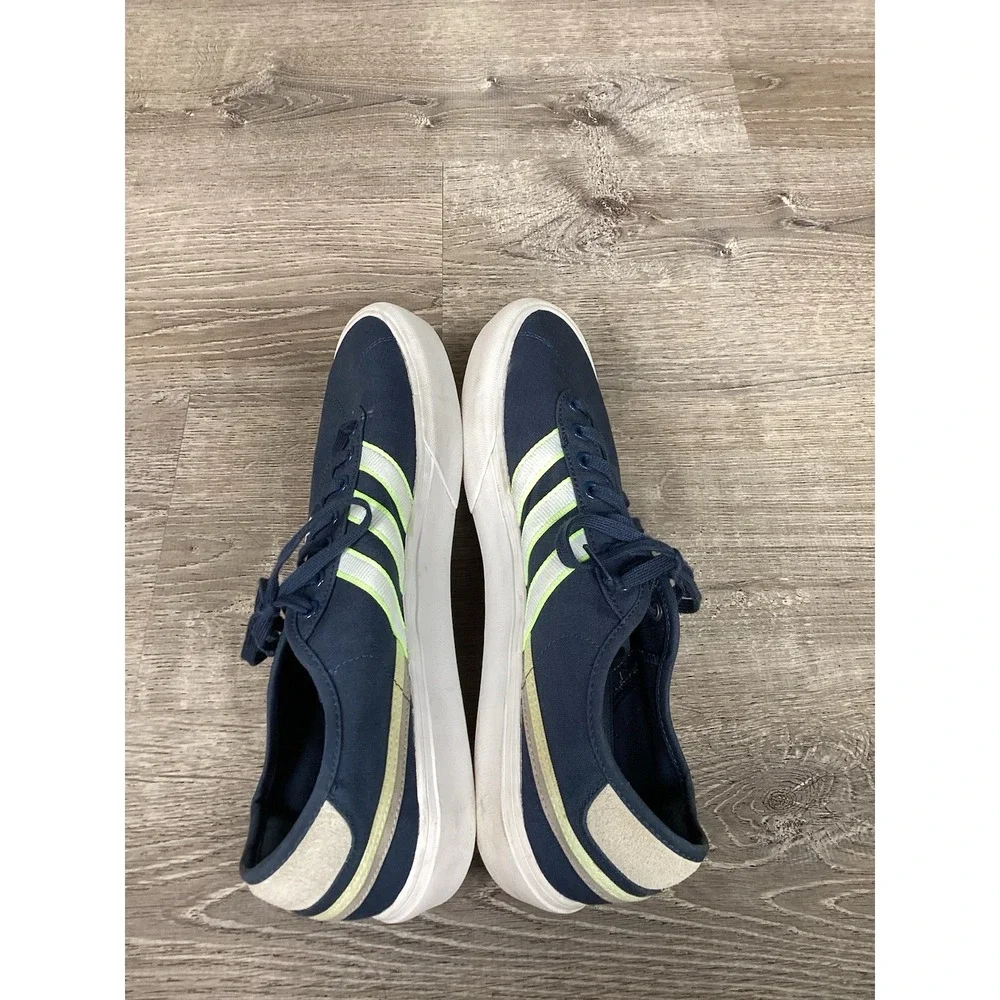 Adidas Delpala Navy/Neon-Green/White Mens Size 13 Shoes Sneakers FY7494